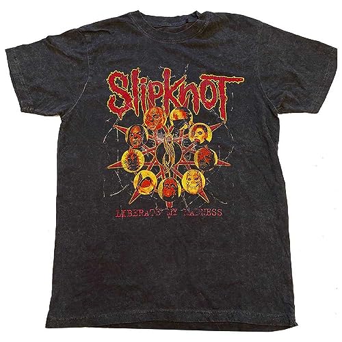 Slipknot Kids T Shirt Liberate Band Logo Official Black Dye Wash