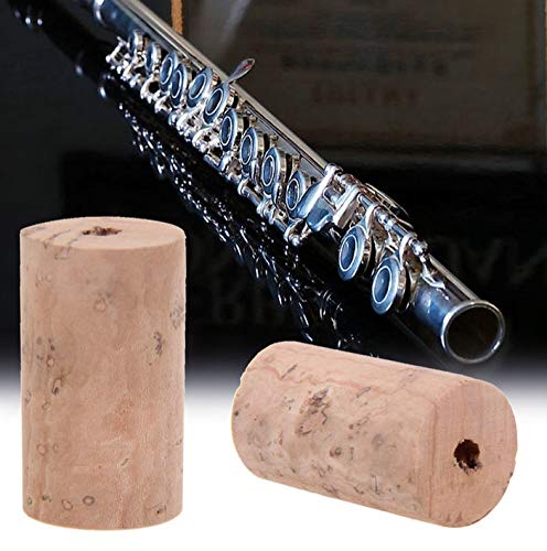 image for Jiayouy 6pcs Flute Headjoint Cork Plugs Natural Corks Cap Flute Repair