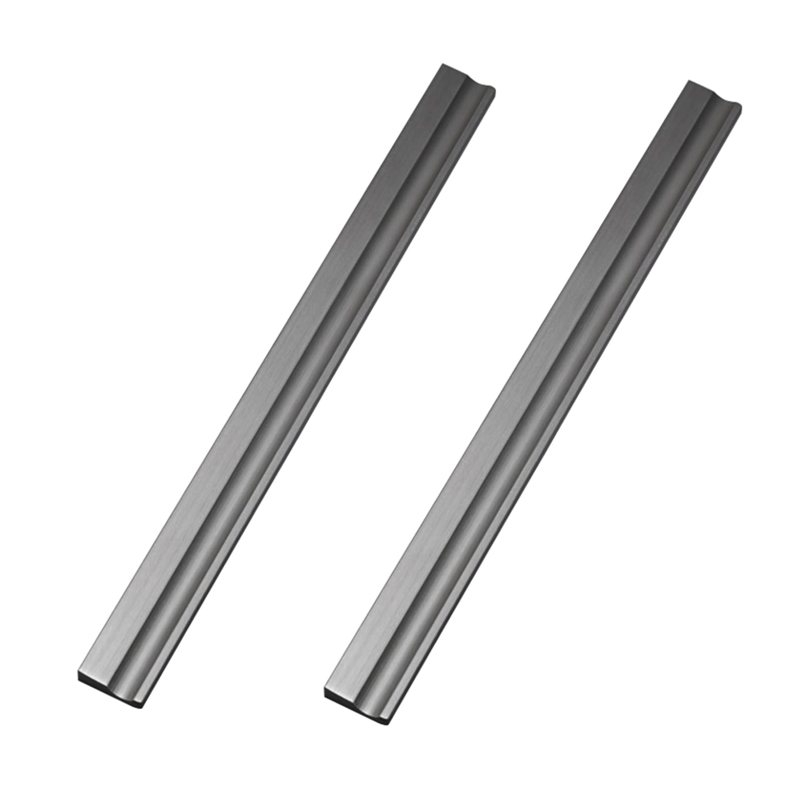 2 Tiradores de Armarios Gris cepillado Asas de gabinete Asa larga Manijas de puerta de muebles Aleación de aluminio Manillas Para Cocina Perilla Pomos (Length 1000mm)