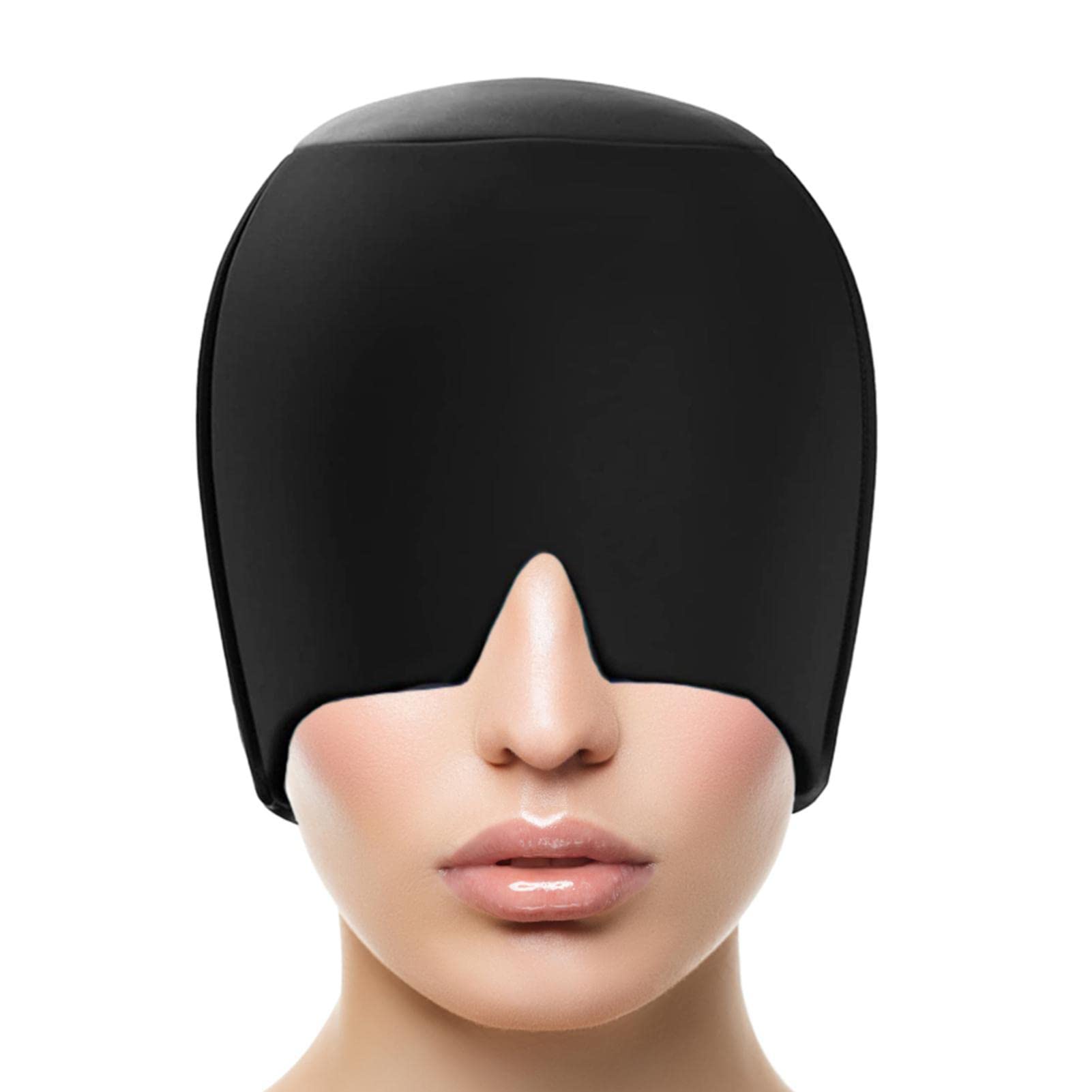Sombrero para Dolores de Cabeza - Paquete de Cabeza de Hielo de migraña de 360 Grados | Cómodo y elástico para Alivio de migrañas y Dolores de Cabeza, Gorro de Dolor de Cabeza para frío