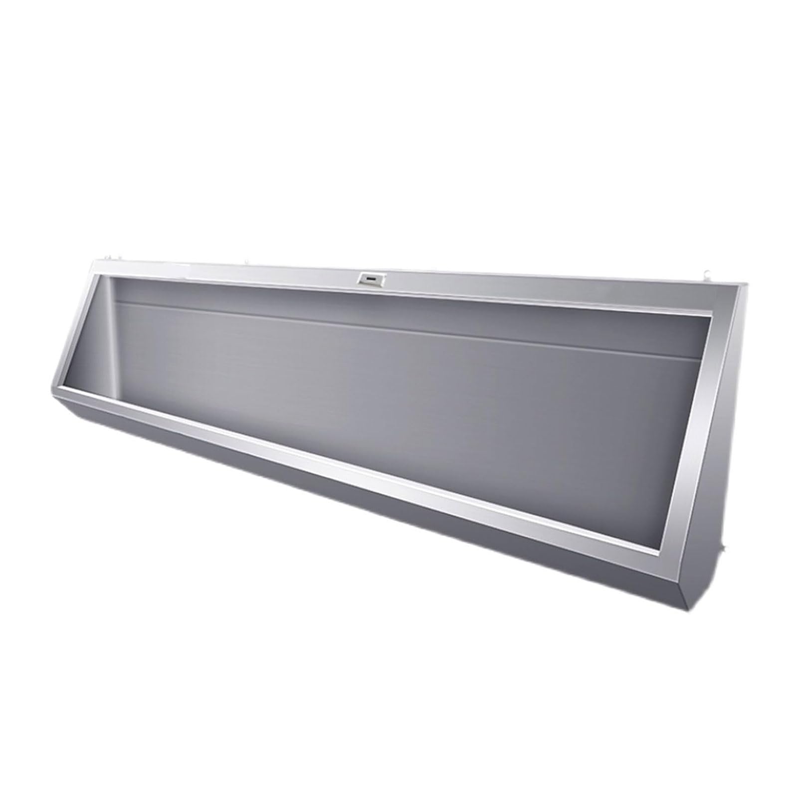 Orinatoio da uomo in acciaio inossidabile 304, con tubo di scarico, ideale per scuole, cantieri, bagni pubblici (senza sensore, 100 cm)