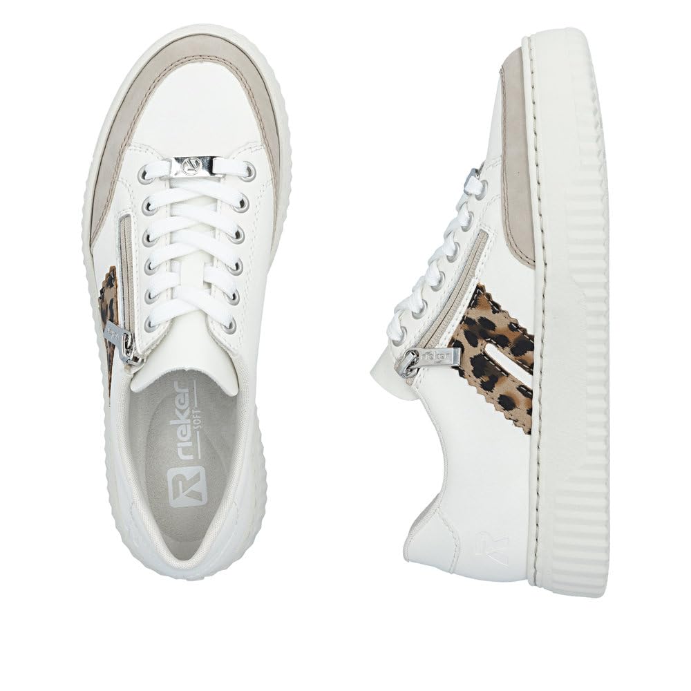 Rieker Damen Low-Top Sneaker N9912, Frauen Halbschuhe, lose Einlage