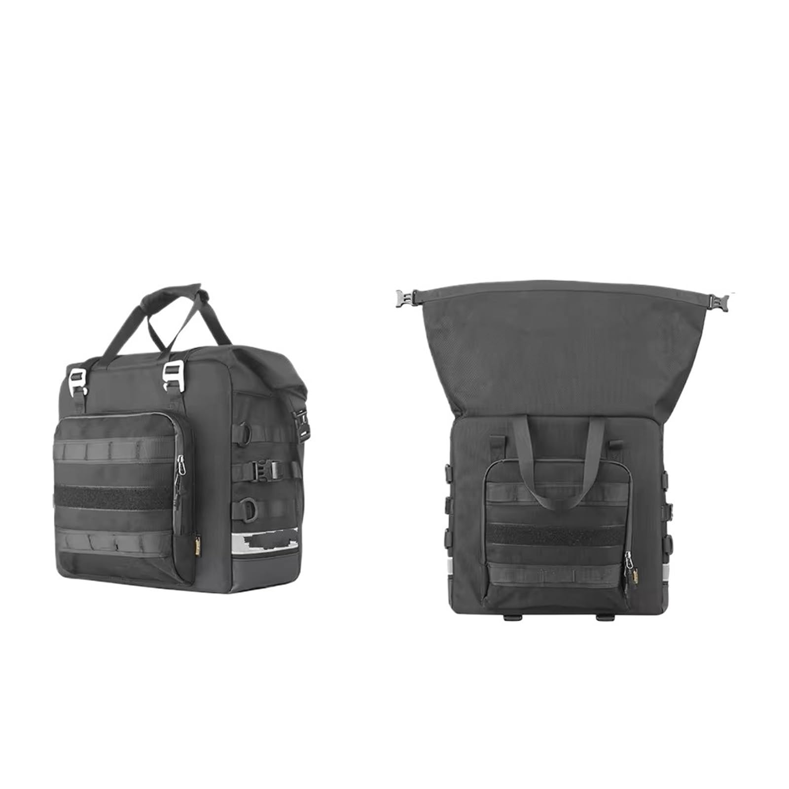 Bolsa Baúl Motocicleta Bolsa Lateral para Motocicleta Impermeable 25 L-32 L Expandible para Sillín Bolsa De Almacenamiento para Motocicleta 1 Unidad Bolsa Viaje Moto
