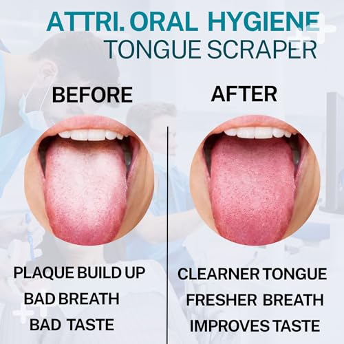Image of 100% Pure Copper Single Handle Tongue Scraper Eco-Friendly Pouch for Adults and Kids - Durable Tongue cleaner Copper - Tough Scraper Oral Care & Hygiene-Unique design