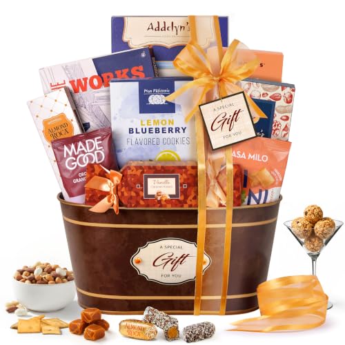 Broadway Basketeers Classic Thank You Snack Gift Basket Gourmet Food Gift