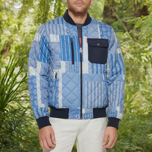 Image of Levi's Men's Levi's Men's Diamond Quilted Bomber Jacket