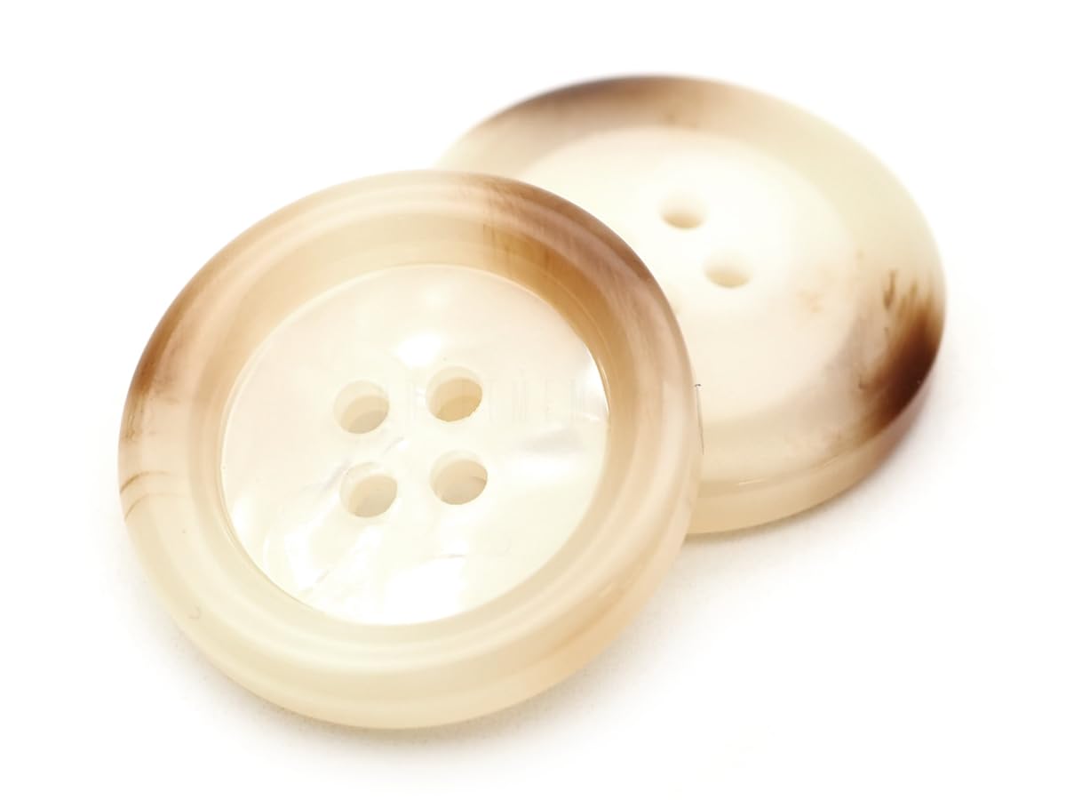 Amazon.com: CRAFTMEMORE Tortoiseshell Resin Buttons 4 Holes