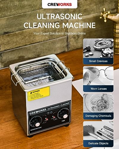Creworks DUC-M Ultrasonic Cleaner With Heater And Timer thumb #1