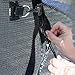 SuperTrampoline Trampoline Replacement 8ft x 14ft Netting for 8 Curve Poles, no Poles Included