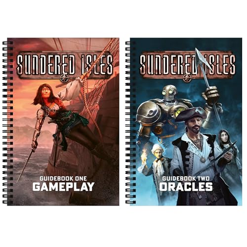 Modiphius Entertainment: Ironsworn: Starforged - Sundered Isles - Guidebooks Bundle - 2 Expansion Wirebound RPG Books Rules & Tables Nautical Themed