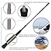 MODAUTO Antena de Radio Universal, Longitud 41cm, 4 Adaptadores, para Coche, Modelo...