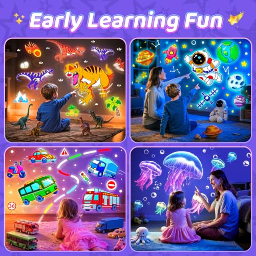 Miniatura 6 de Juguete Niña Regalo Educativo Proyector Estrellas Luz Nocturna 360