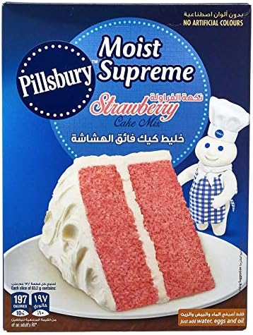 Pillsbury Strawberry Cake Mix - 350 Gm