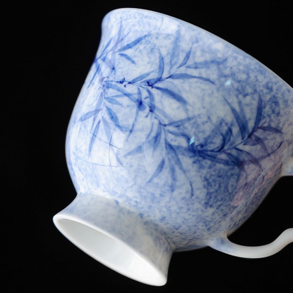 GSOUL Kungfu Tea cup Ceramic Hand-painted Tea Cup Exquisite Coffee With Tray Leisure Study Chinese Office Small Tea Cups