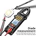 Digital Clamp Meter - 4000 Counts Contactless DC Tester with Smart Digital Display, Clamp Meter for Electrician Workshop Garage Automotive Home Industrial DC AC Measurement, Portable Compact Design
