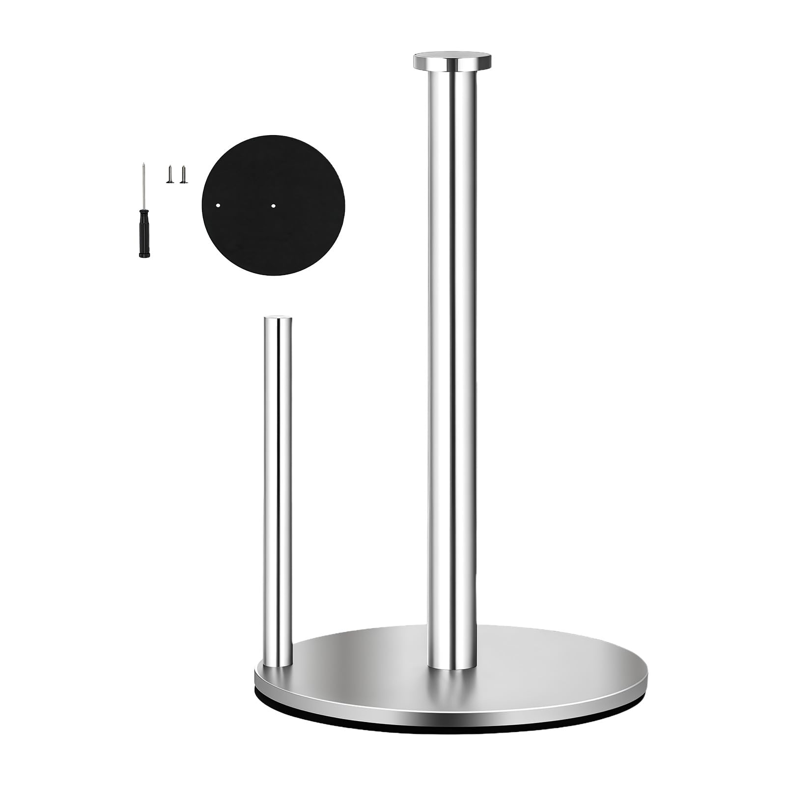 Hygienic Stainless Steel Paper Towel Holder Kitchen Bathroom Easyly to Anti Surfaces Sanitary