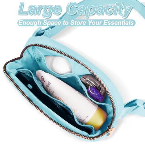 Image of Uygafly Gift for Teen Girls Kids Daughter Her - Birthday Gifts for 3 4 5 6 7 8 9 10 11 12 13 Year Old Girls,Fanny Pack Crossbody Bag Purse Belt Bag Cute Trendy Stuff | Blue,A