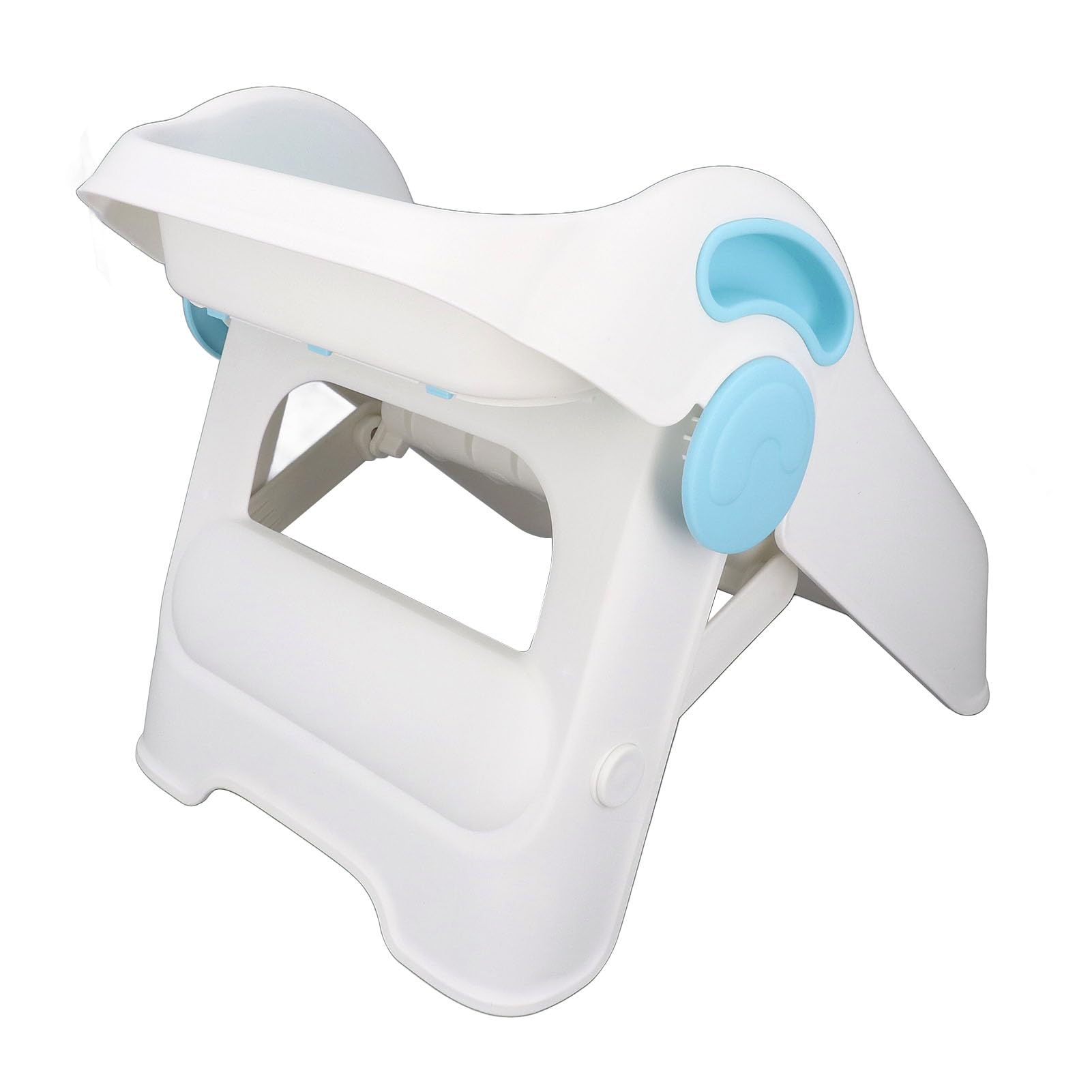 Sgabello con Gradino per Bambini Resistente Poggiapiedi per Bambini a 2 Gradini Design Ergonomico per Bagno Cucina Plastica