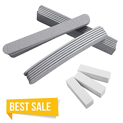 Paddsun 21 Teiliges Set Mit Feilen Buffer Nagelfeilen Sandpapier Musterset – Bild 3