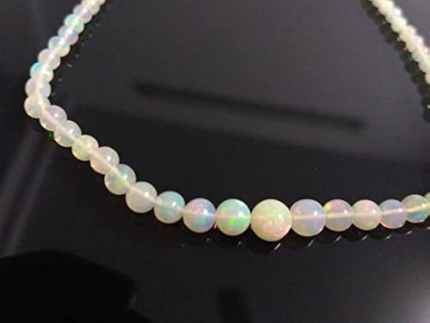 Perles rondes opale d'Éthiopie LKBEADS 3.5-6mm pour créer vos bijoux d'été