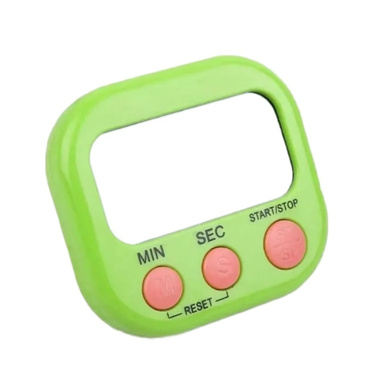 Digital Kitchen Timer LCD Countdown Cooking Alarm Clock Home Accessories Reliable Efficient(Green)