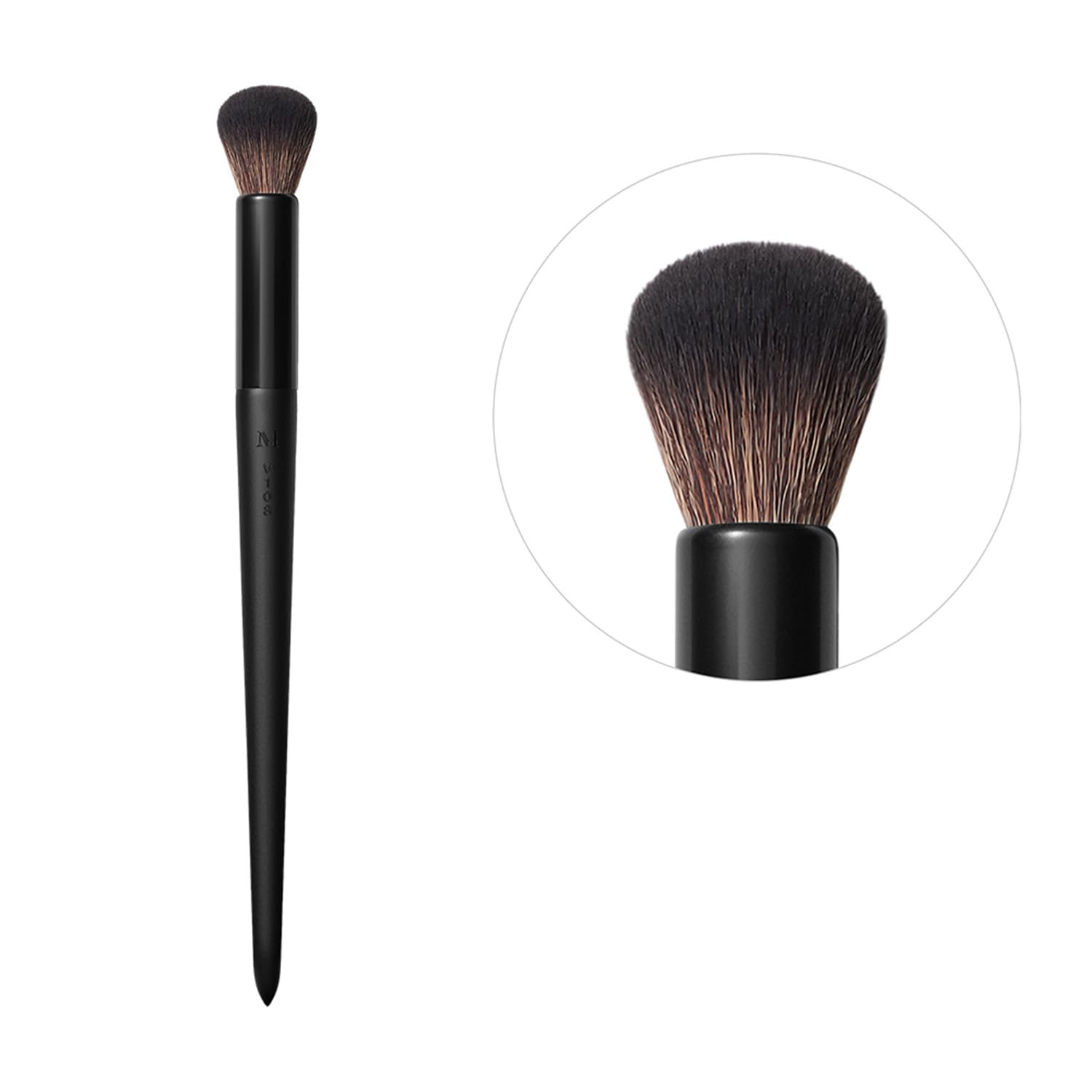 Morphe Dense Blending Contour Brush - Precision Makeup Brush for Liquid or Cream Contouring and Sculpting - Cutting-Edge Synthetic Bristles for Product Pickup & Laydown - 100% Vegan - V108 (1 Count)