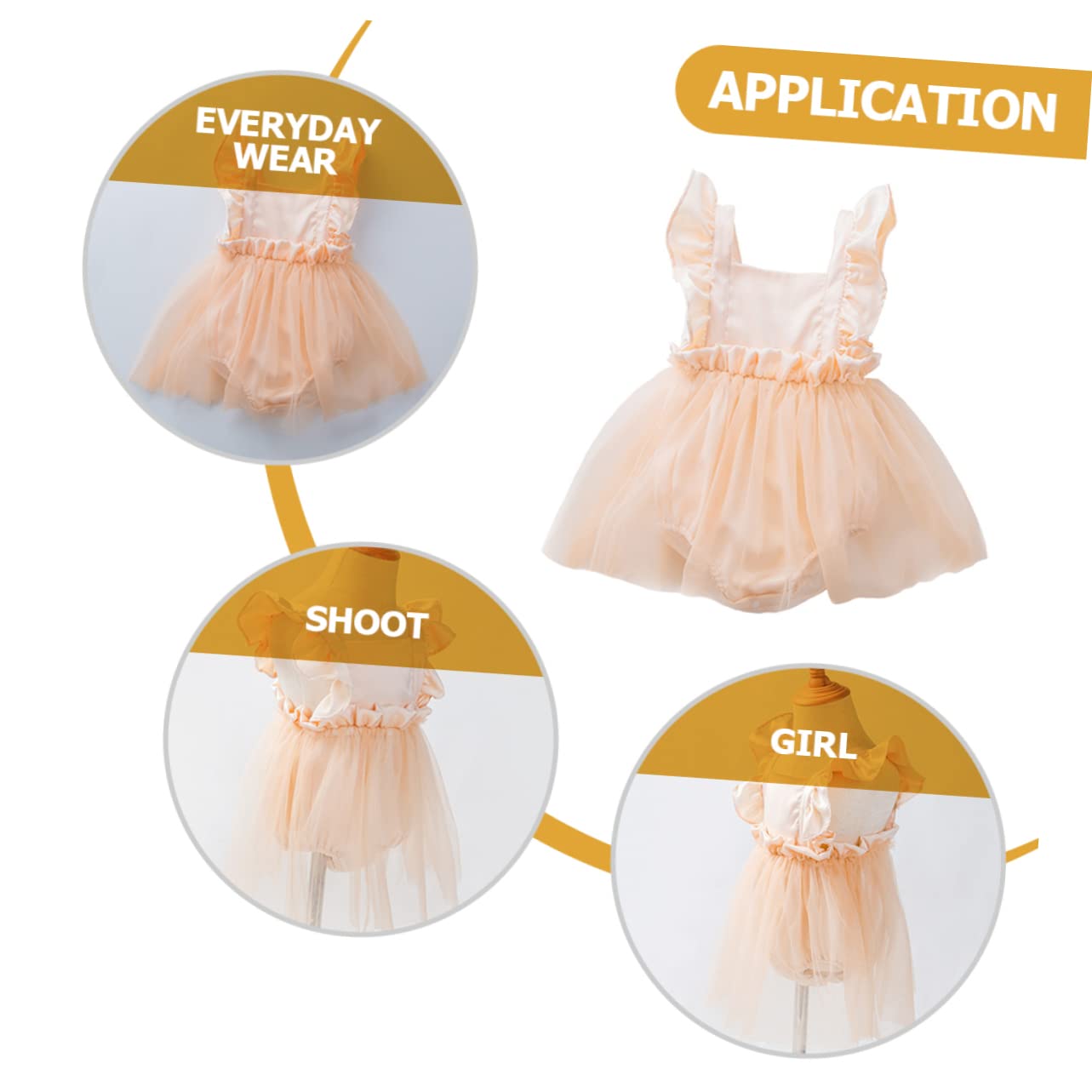 Toyvian 2 Uds Vestido Mameluco De Manga Voladora Vestidos Para Recién Nacidos Vestido Sin Mangas Ropa Para Recién Nacidos Traje De Niña Recién Nacida Trajes De Bebé Vestidos Para Niñas