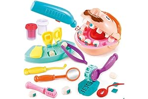 Kids Little Dentist Play-Doh Set: Interactive Playdough Dentist Toy Kit