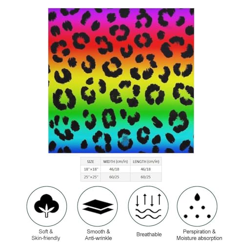 Square Scarves Kerchief Neck Scarf Neckerchief Headband Sleeping Hair Wrapping3