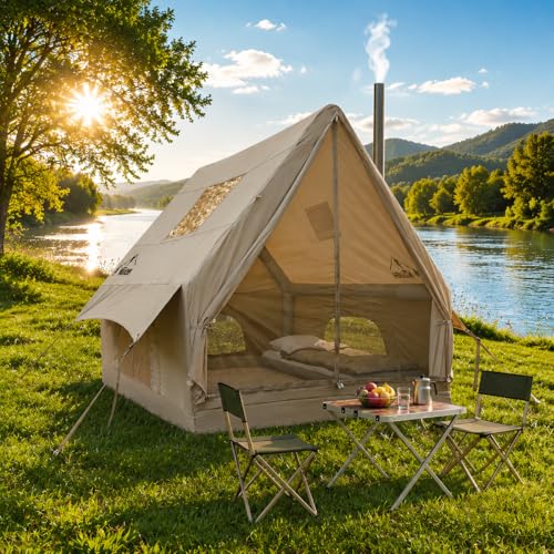 NANJEEN® Luxury Inflatable Camping Tent for 1-2 Person...