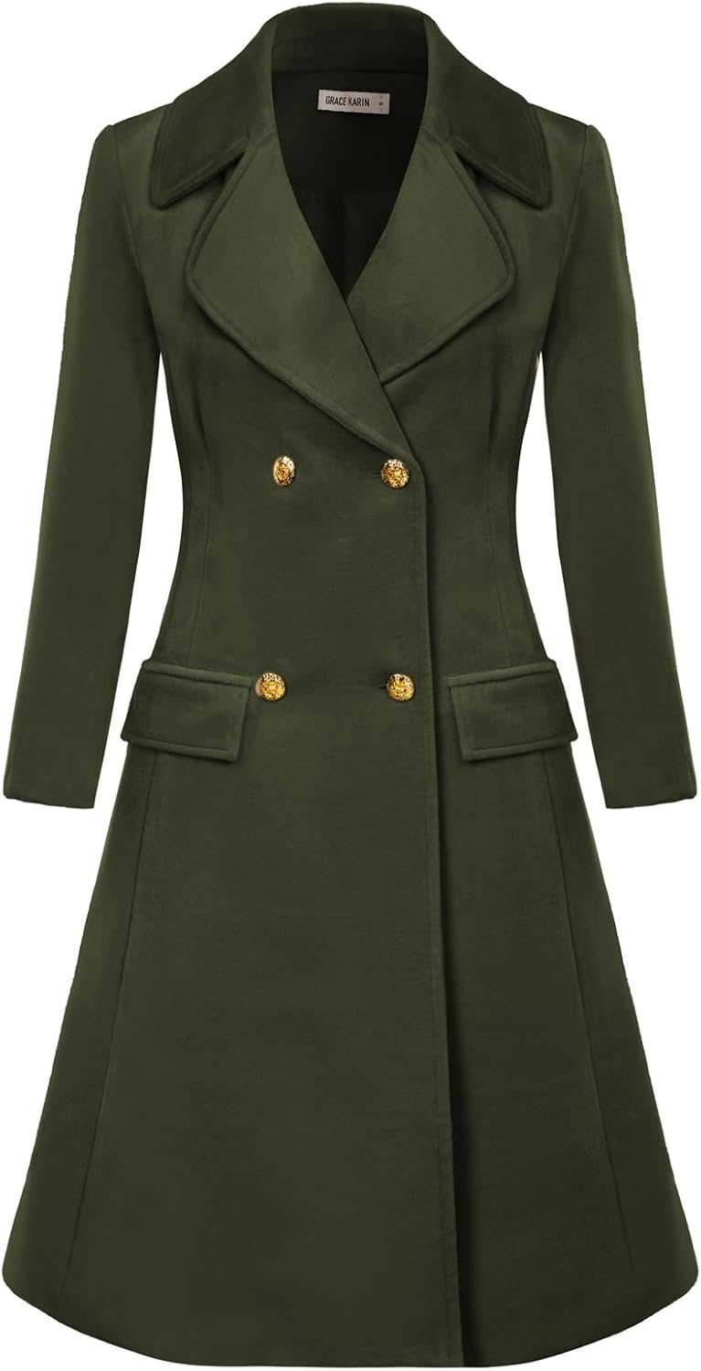 GRACE KARIN - Brandclub - GRACE KARIN Womens Double Breasted