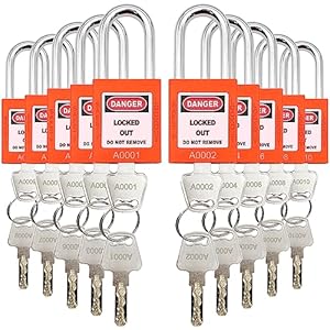 Safby SBL 10-Keyed Safety Padlocks