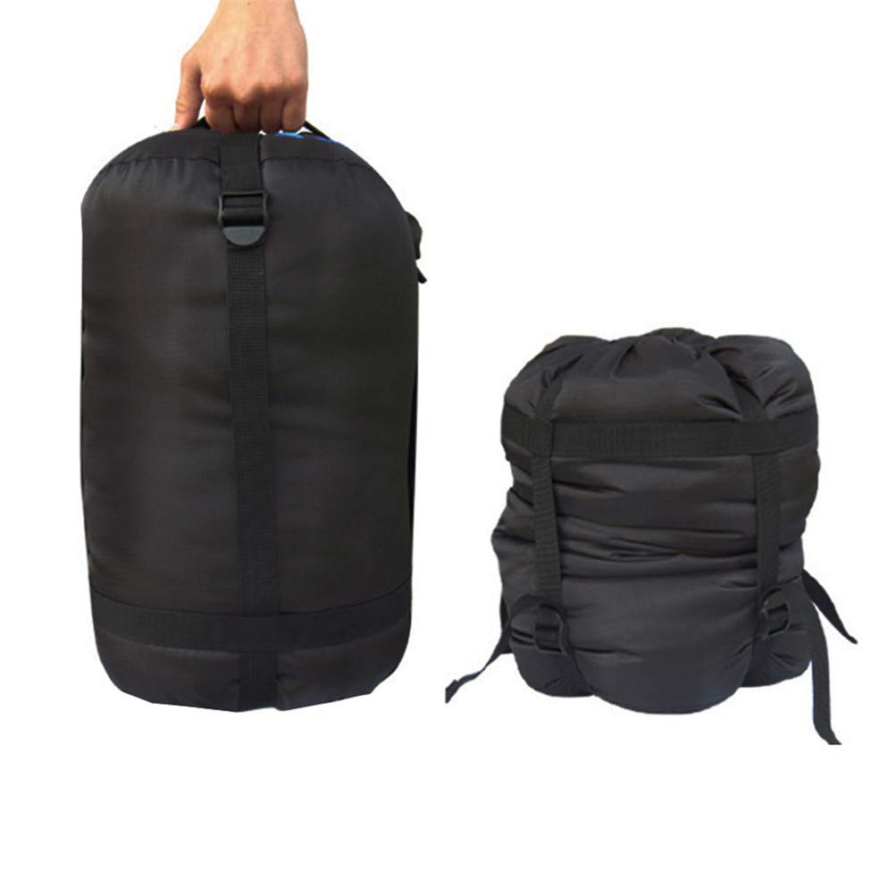 Compression Sleeping Bag Waterproof Storage Package for Camping Travel Black