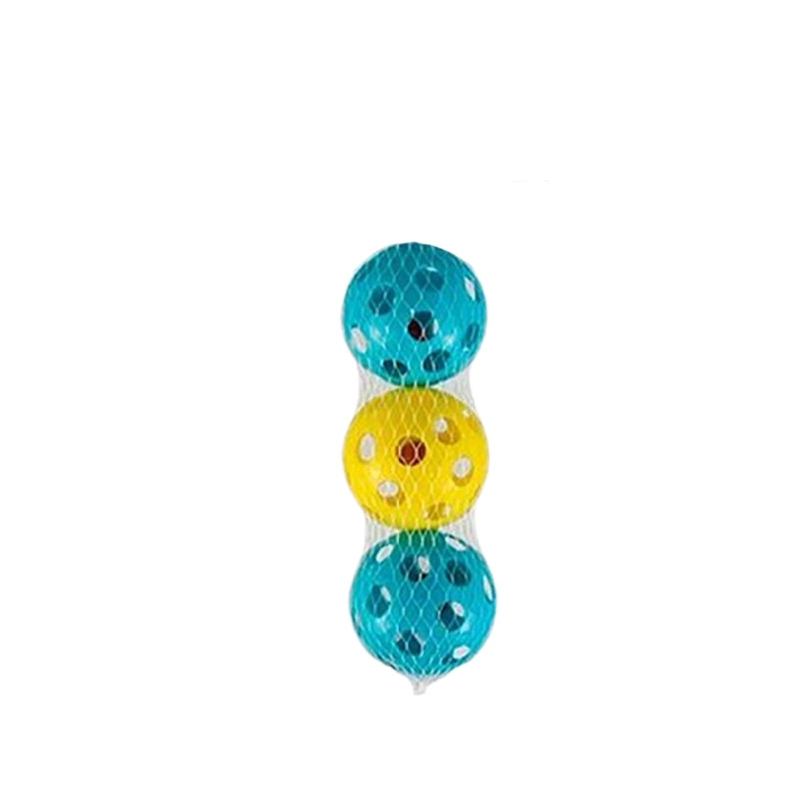 MSQUARE Ring Balls for Pets, Durable Construction, Lightweight, Interactive, Bouncy Design, Assorted Colors, Portable, Indoor & Outdoor Fun, Ideal Play Toy for Cats and Dogs (Pack of 3)