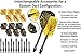 CC-Exquisite Premium Steel Tip Darts Set - Professional Darts, Brass Barrels, Metal Tip Darts, Extra Flights, (12) Aluminum Shafts 35/48, O-Rings, Dart Tool, Dart Sharpener, Darts Case.