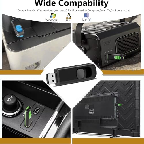 Image of 2 Pack 64GB USB Flash Drive, USB 2.0 Memory Stick Thumb Drive Pen Drives Jump Drive for Data Storage Black