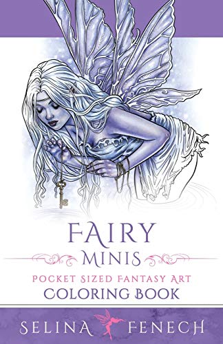 Fairy Minis - Pocket Sized Fairy Fantasy Art Coloring Book (Fantasy Coloring by Selina) image 3