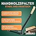 SECURA Premium Handholzspalter manuell | Spannmesser Anzündholz | Holzspalter Wand | Holzspalter Brennholzspalter Spannmesser Anzündholz| Kaminholz, Holzofen | 135 x 590 x 85 mm Maße
