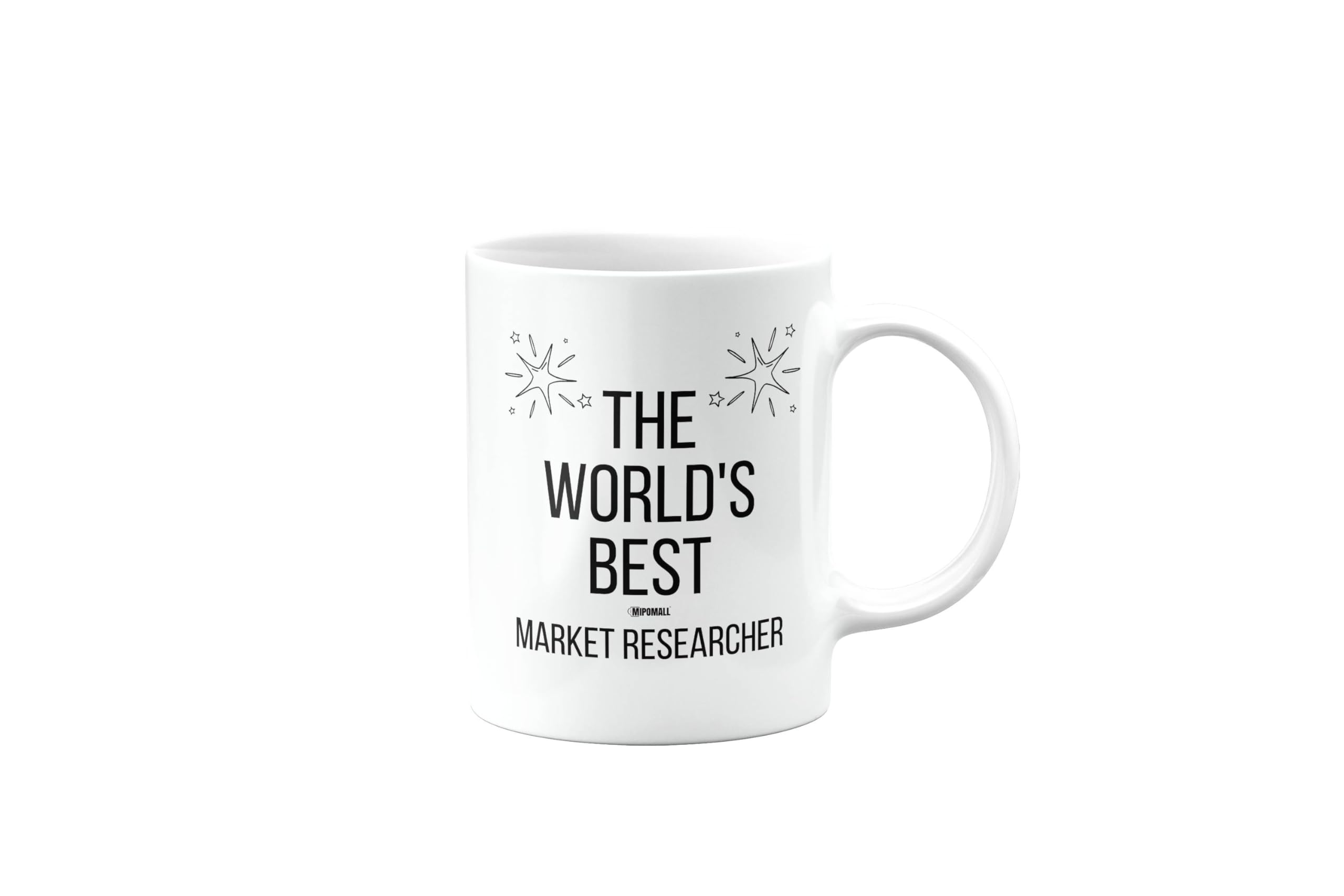 The Worlds Best Market Researcher Mug, Happy Birthday Gifts for Colleague, Coworker, Boss, Manager, Leaving Present, Female, Male, Men, Women, Christmas, mm-CA-326a_195