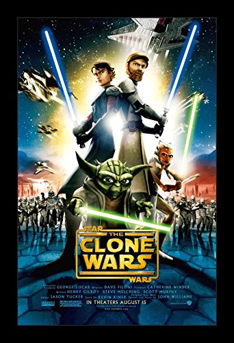Wallspace Star Wars The Clone Wars - 11x17 Framed Movie Poster