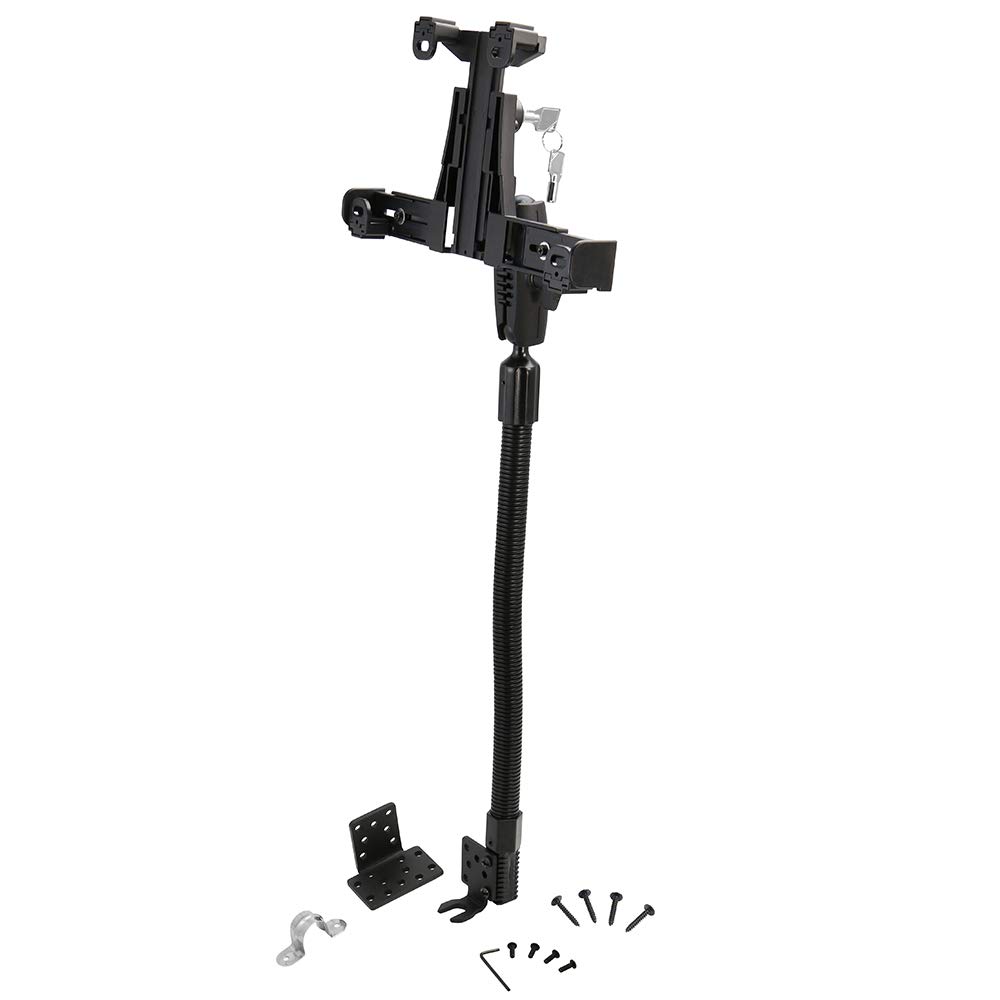 ARKON TAB58825MM - Barra de Asiento para Tableta o Soporte de Suelo para iPad Air 2 iPad Pro iPad Retail, Color Negro