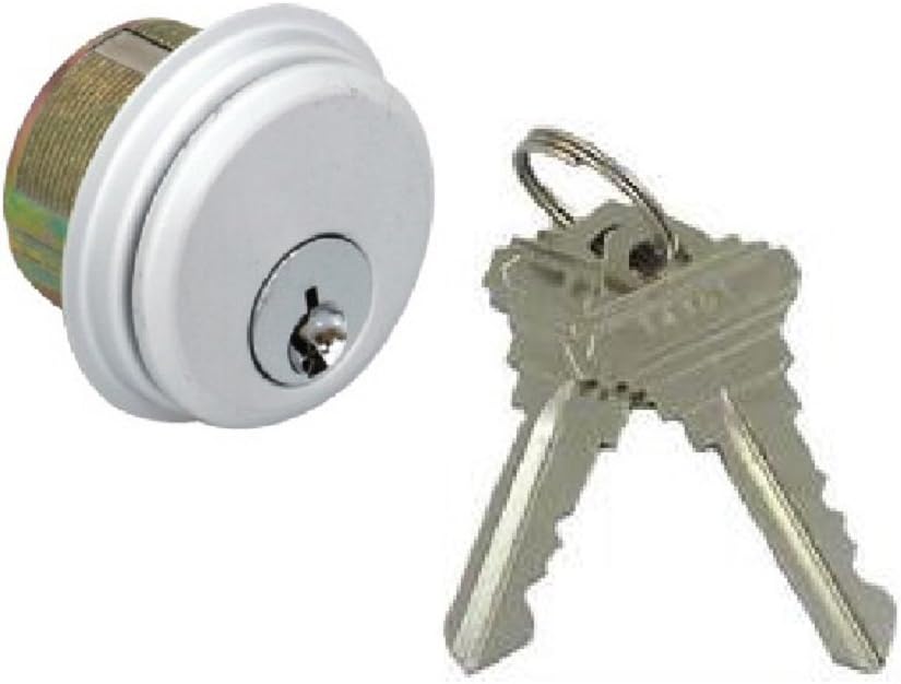Parent - Pacific Doorware Storefront Door Mortise Lock Cylinder & Thumbturn MKC-MTC- PDW (Keyed Cylinder, Aluminum Silver, 1 Pack)
