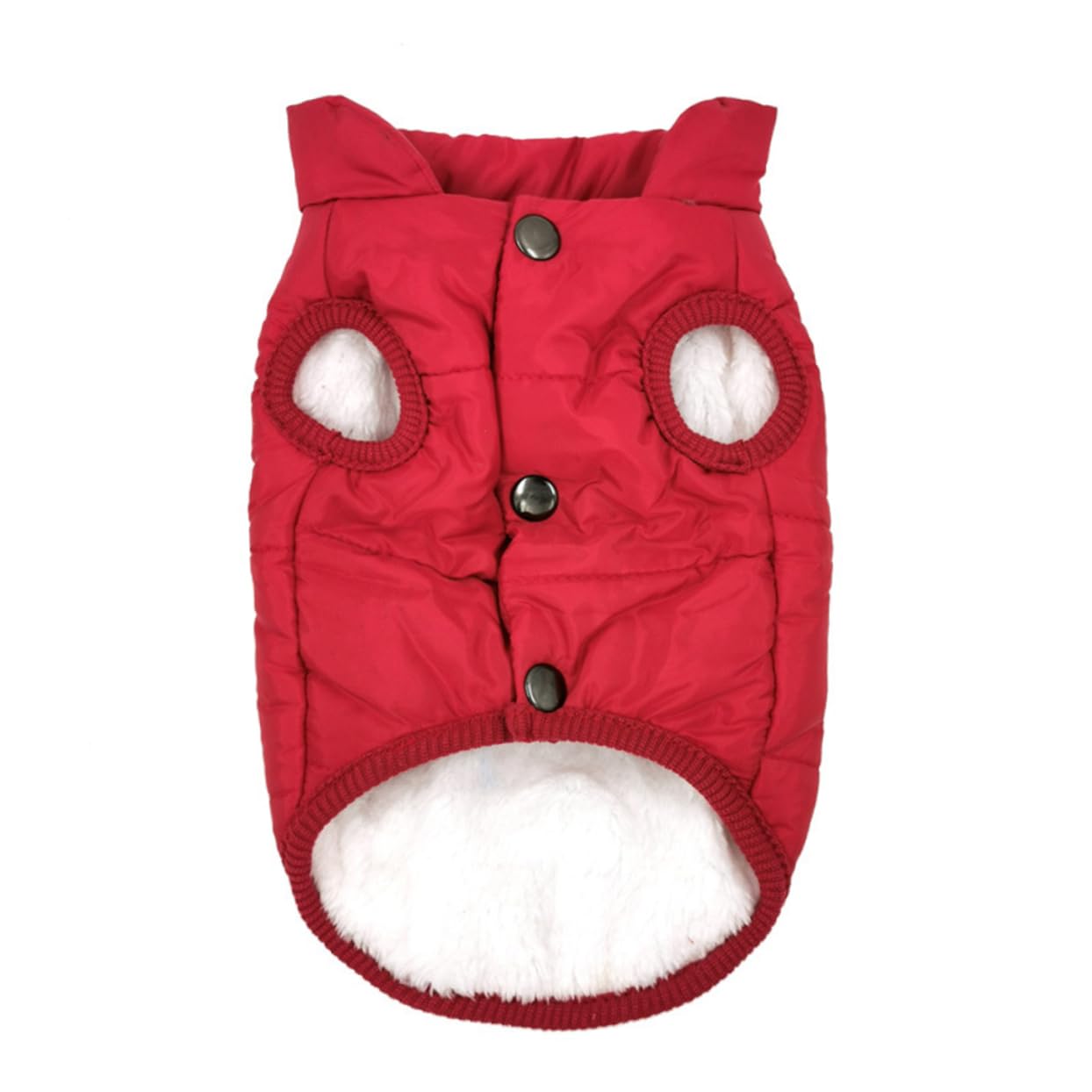 Beavorty 3pièces Gilet pour Chien Hiver Isolante Et Chaude pour Animaux De Compagnie Vêtement Et Hiver pour Chiens Rouge XS