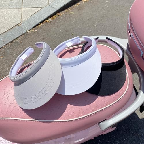Image of Sun Visor Hats Women Wide Brim Adjustable Clip On Visors Beach Men Hat