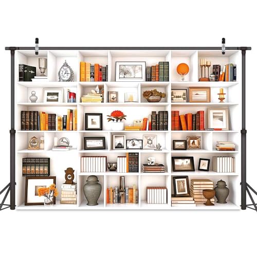 Fondo bibliotecario para fotografía 7x5 pies miniatura 2