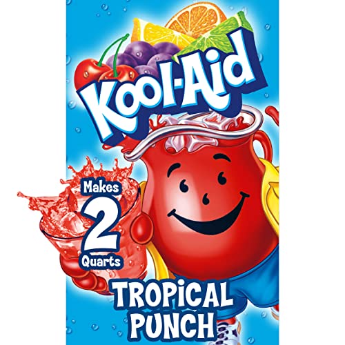 Image of Kool-Aid Unsweetened Caffeine Free Tropical Punch Zero Calories Powdered Drink Mix 192 Count Pitcher Packets