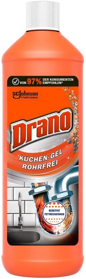 Drano Power Gel Rohrfrei Abflussreiniger