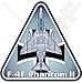F-4 PHANTOM II DEUTSCHLAND Luftwaffe McDonnell Douglas F-4F Deutsche Luftwaffe Flugzeuge 95mm Auto & Motorrad Aufkleber, Vinyl Sticker