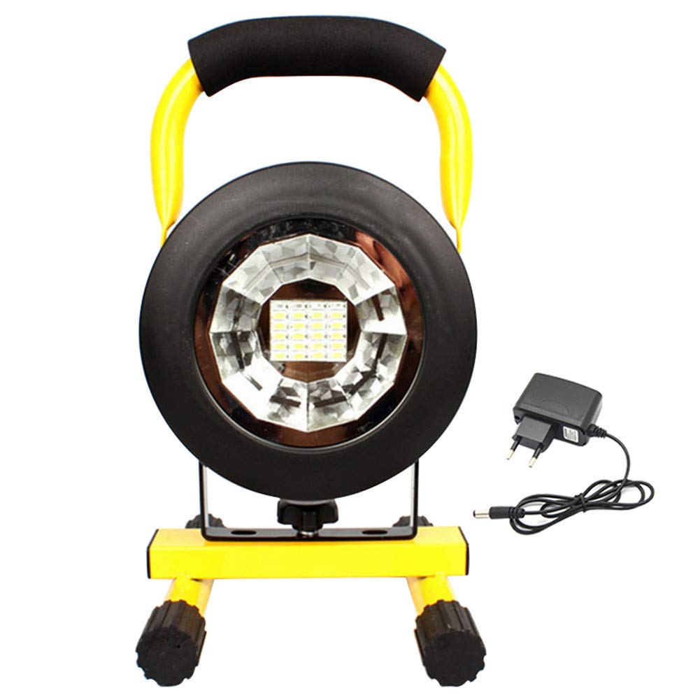 Portable Emergenza Ricaricabile LED della Luce di inondazione 30W 24LED Impermeabile IP65 Spotlight Lampada di Campeggio proiettore Esterno,2Pack