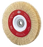 Cepillo circular alambre ondulado, diam. 100, 3 hileras, multieje, acero gris 0,12mm